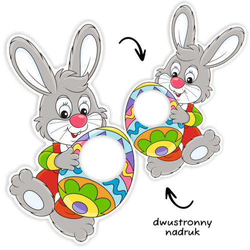 Opakowanie na lizaka - WIELKANOC - Zajączek