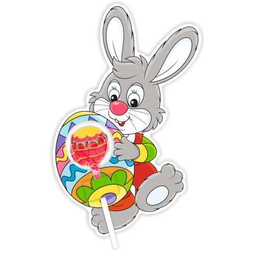 Opakowanie na lizaka - WIELKANOC - Zajączek