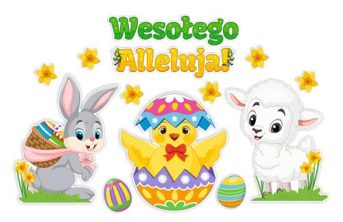 Dekoracja Wielkanocna - wzór 2 (rozmiar XXL)