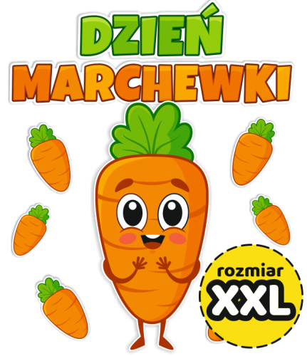 Dekoracja - Dzień Marchewki (rozmiar XXL)