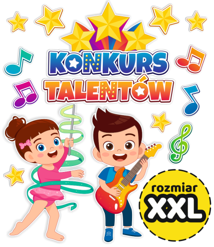 Dekoracja - Konkurs Talentów (rozmiar XXL)