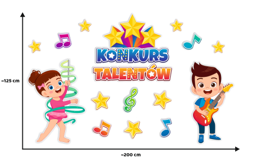 Dekoracja - Konkurs Talentów (rozmiar XXL)