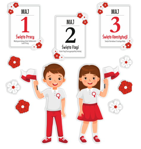 Dekoracja Patriotyczna - 1, 2 i 3 Maja (rozmiar XXL)