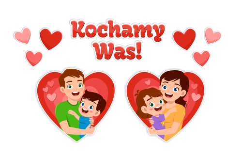 Dekoracja Dzień Mamy i Taty - wzór 3 (rozmiar XXL)