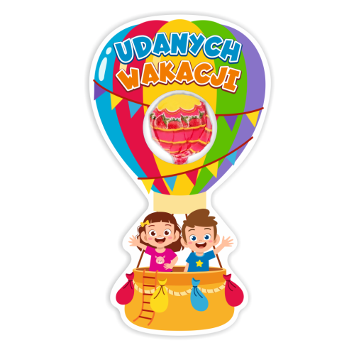Opakowanie na lizaka - ZAKOŃCZENIE ROKU - Balon