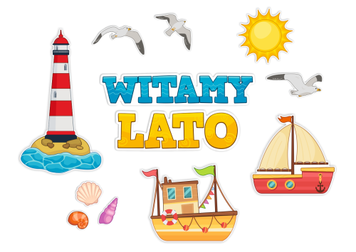 Dekoracja letnia - Witamy Lato (rozmiar XXL)