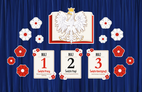Dekoracja Patriotyczna - 1, 2 i 3 Maja - wzór 2 (rozmiar XXL)