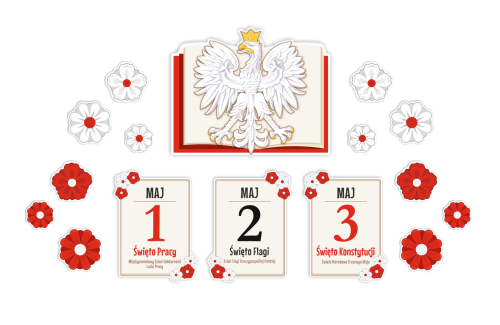 Dekoracja Patriotyczna - 1, 2 i 3 Maja - wzór 2 (rozmiar XXL)