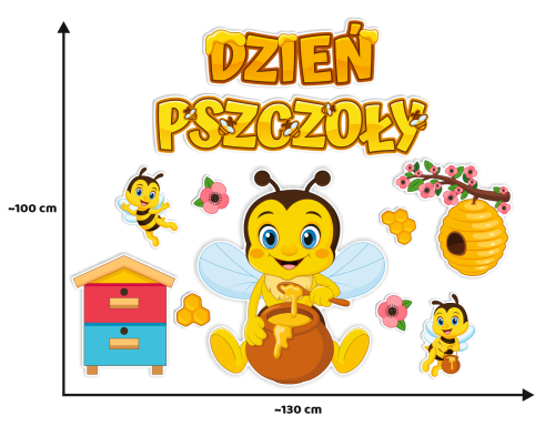 Dekoracja - Dzień Pszczoły (rozmiar XXL)