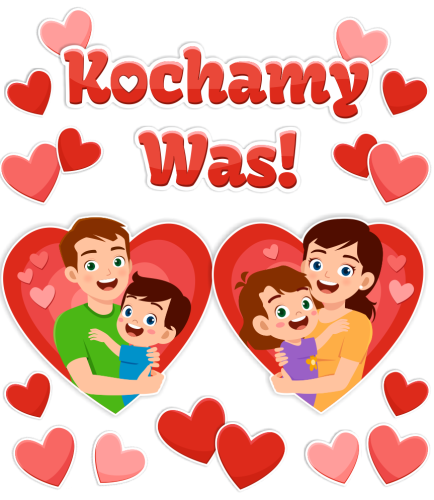 Dekoracja Dzień Mamy i Taty - wzór 2 (~A3, jednostronna)