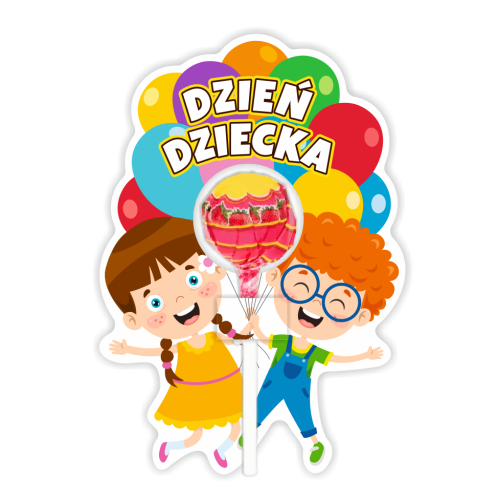 Opakowanie na lizaka - DZIEŃ DZIECKA - wzór 2