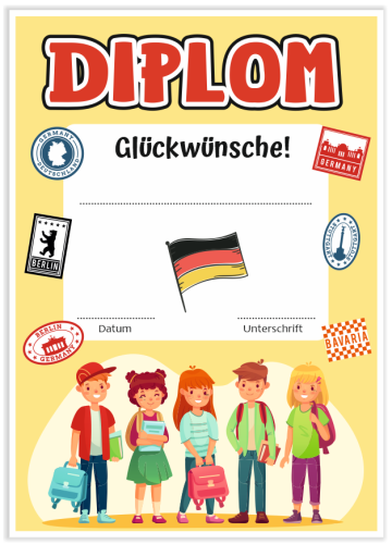 Dyplom: Język Niemiecki (wzór 9)