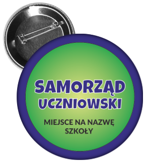 Przypinka samorząd uczniowskim