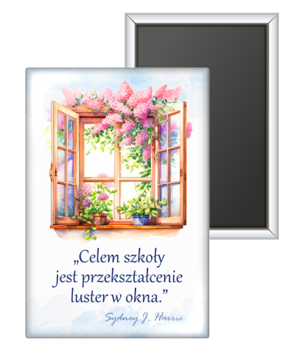 Magnes prostokątny: Inspirujące cytaty - wzór 1