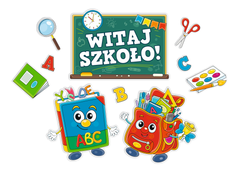 Dekoracja - Witaj Szkoło - wzór 2 (rozmiar XXL)