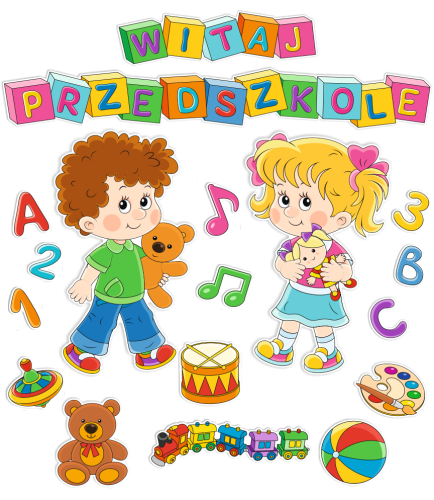Dekoracja - Witaj Przedszkole (rozmiar XXL)