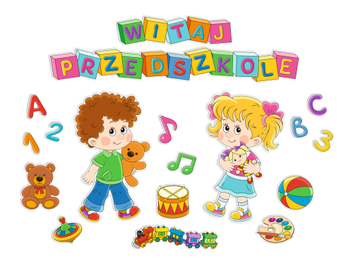 Dekoracja - Witaj Przedszkole (rozmiar XXL)