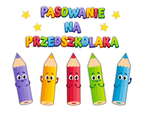 Dekoracja - Pasowanie na Przedszkolaka - wzór 2 (rozmiar XXL)