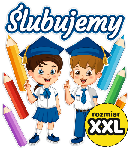 Dekoracja - Ślubowanie Ucznia/Przedszkolaka (rozmiar XXL)
