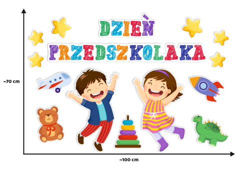 Dekoracja - Dzień Przedszkolaka (~A3, jednostronna)