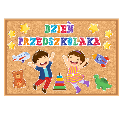 Dekoracja - Dzień Przedszkolaka (~A3, jednostronna)