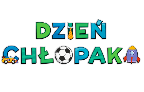Dekoracja napis: DZIEŃ CHŁOPAKA (wycięte litery)