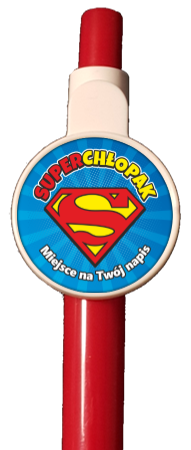 Długopis: "Dzień Chłopaka- Superchłopak" (wzór 5) + twój napis