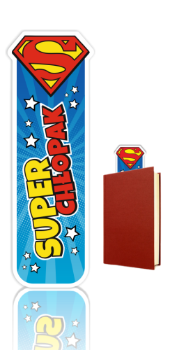 Zakładka do książki "Superchłopak" (Wzór 3)
