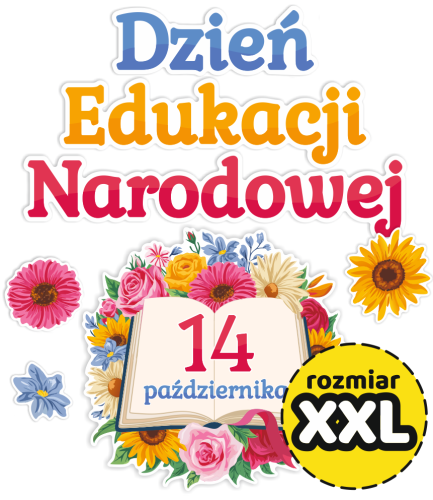 Dekoracja - Dzień Edukacji Narodowej - wzór 2 (rozmiar XXL)