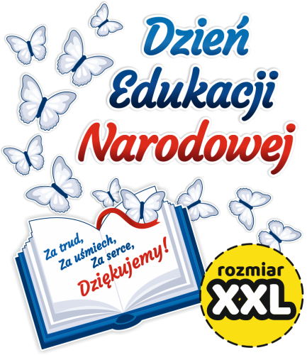Dekoracja - Dzień Edukacji Narodowej - wzór 3 (rozmiar XXL)