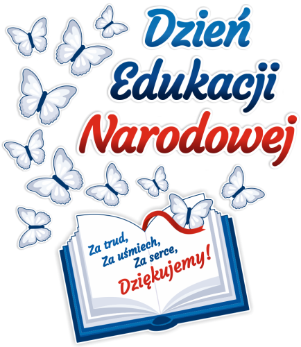 Dekoracja - Dzień Edukacji Narodowej - wzór 3 (rozmiar XXL)