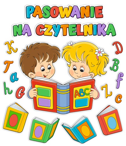 Dekoracja - Pasowanie na Czytelnika - wzór 2 (~A3, jednostronna)