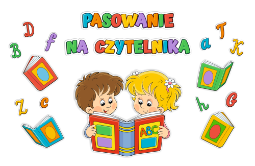 Dekoracja - Pasowanie na Czytelnika - wzór 2 (~A3, jednostronna)