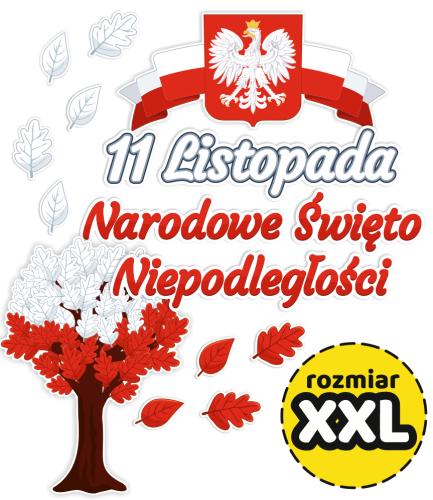Dekoracja Patriotyczna - 11 Listopada - wzór 2 (rozmiar XXL)