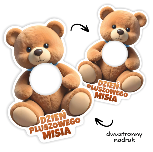 Opakowanie na lizaka - DZIEŃ PLUSZOWEGO MISIA - wzór 2