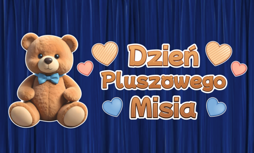 Dekoracja - Dzień Pluszowego Misia - wzór 2 (rozmiar XXL)