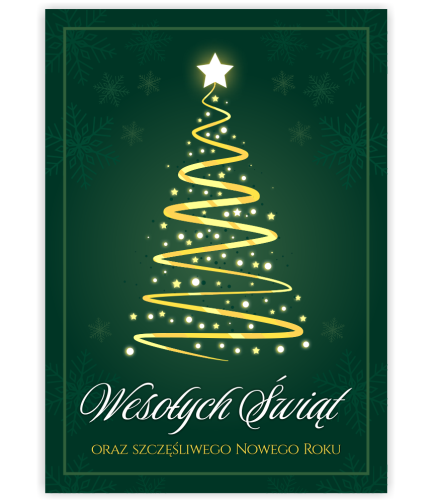 KARTKA ŚWIĄTECZNA - wzór 1 (format A6)