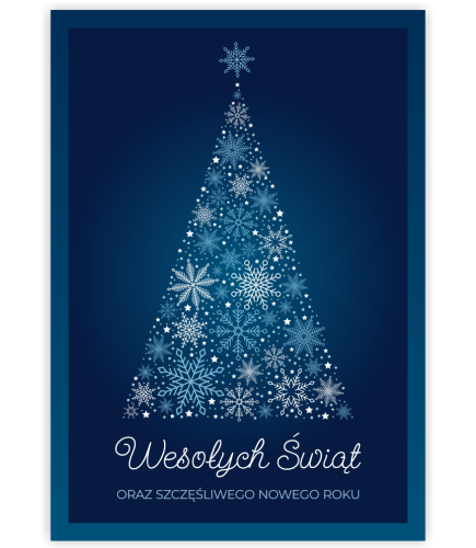 KARTKA ŚWIĄTECZNA - wzór 3 (format A6)