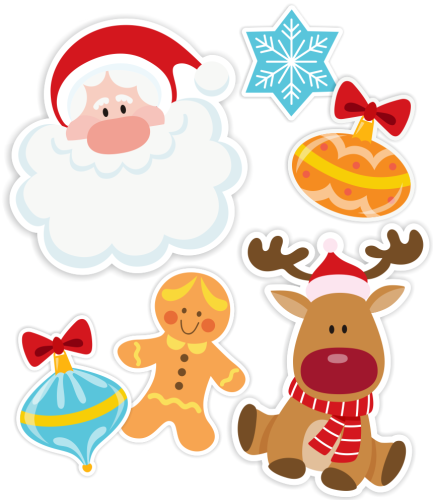 Dekoracja Świąteczna "Mix (6 elementów)"