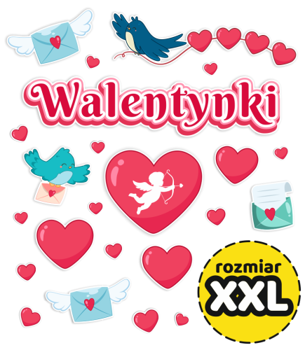 Dekoracja - Walentynki (rozmiar XXL)