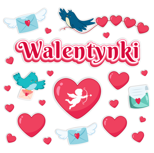Dekoracja - Walentynki (rozmiar XXL)