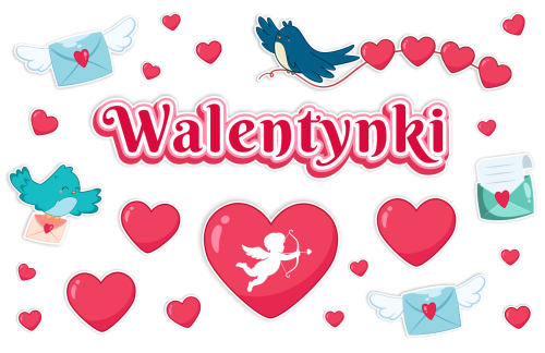 Dekoracja - Walentynki (rozmiar XXL)