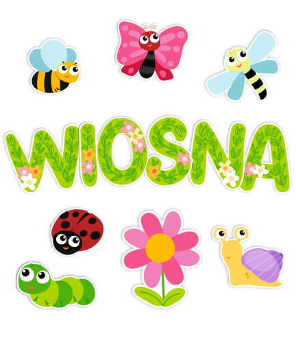 Dekoracja wiosenna - wzór 2 (jednostronna)