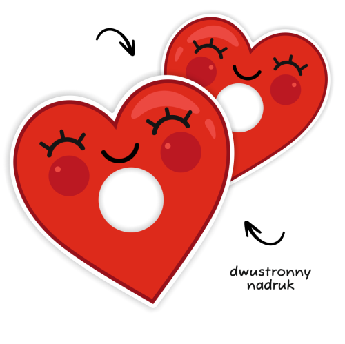 Opakowanie na lizaka - WALENTYNKI - Serce