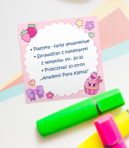 Blok karteczek - BABECZKA (50 kartek, 76x76mm)