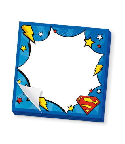 Blok karteczek - SUPERBOHATER (50 kartek, 76x76mm)