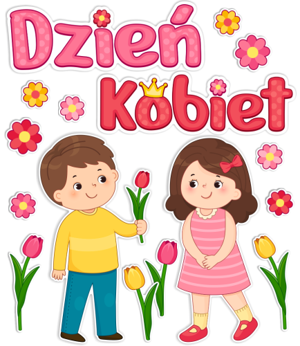 Dekoracja - Dzień Kobiet (~A3, jednostronna)