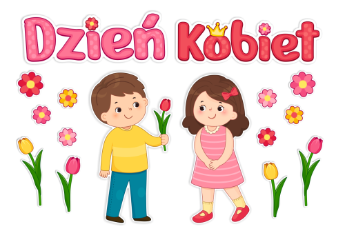 Dekoracja - Dzień Kobiet (~A3, jednostronna)