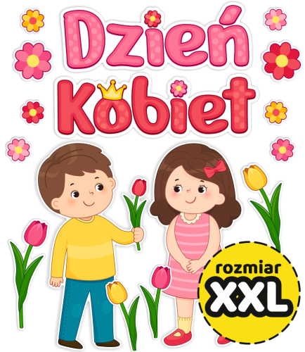 Dekoracja Dzień Kobiet - wzór 2 (rozmiar XXL)