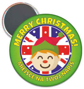 Magnes Merry Christmas z elfem